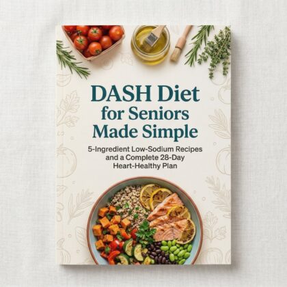 DASH Diet for Seniors Made Simple: 5-Ingredient Low-Sodium Recipes and a Complete 28-Day Heart-Healthy Plan