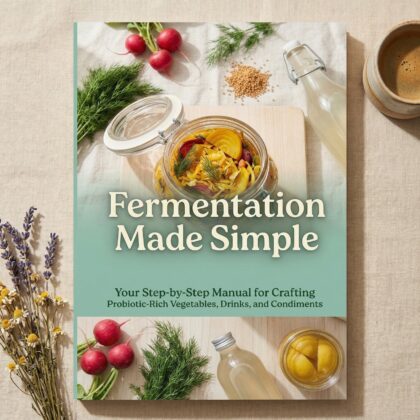 Fermentation Made Simple: Your Step-by-Step Manual for Crafting Probiotic-Rich Vegetables, Drinks, and Condiments
