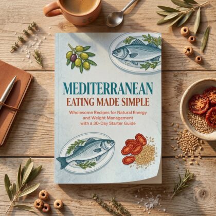Mediterranean Eating Made Simple: Wholesome Recipes for Natural Energy and Weight Management with a 30-Day Starter Guide