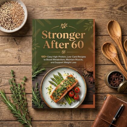 Stronger After 60: 100+ Easy High-Protein, Low-Carb Recipes to Boost Metabolism, Maintain Muscle, and Support Weight Loss