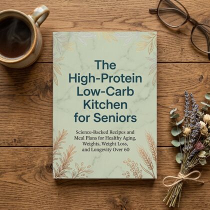 The High-Protein Low-Carb Kitchen for Seniors: Science-Backed Recipes and Meal Plans for Healthy Aging, Weight Loss, and Longevity Over 60